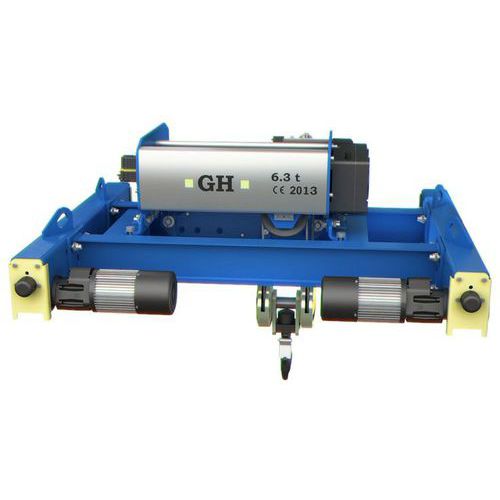 Palan électrique - GH Cranes & Components - à sommiers / birail