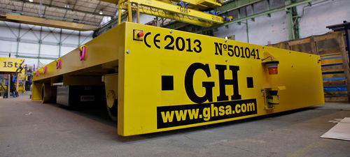 Remorque de manutention lourde - GH Cranes & Components - pour chantier naval / automotrice