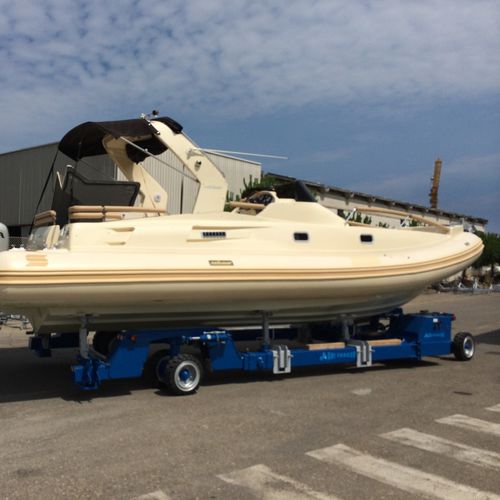 Remorque de manutention - MBT 15 - ABI TRAILERS - pour bateau / pour chantier naval / automotrice