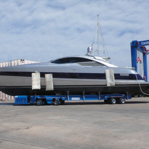 Remorque de manutention - MBT 80 - ABI TRAILERS - pour bateau / pour chantier naval / automotrice
