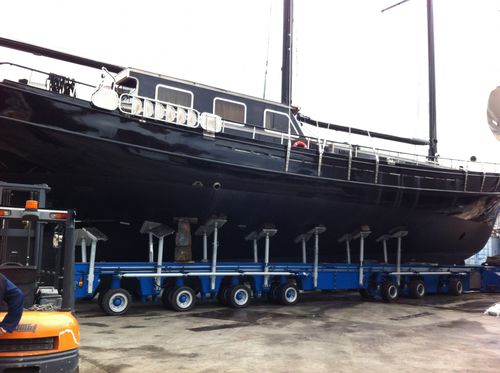 Remorque de manutention - MBT 250 - ABI TRAILERS - de route / pour bateau / pour chantier naval