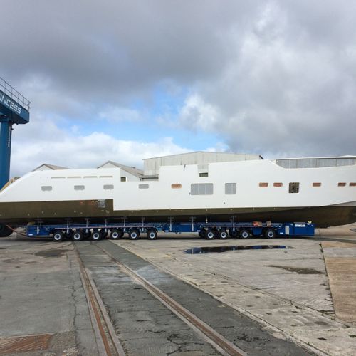 Remorque de manutention - MBT 300 - ABI TRAILERS - de route / pour bateau / pour chantier naval