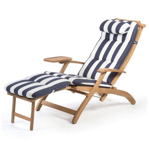 Chaise longue pour yacht - deluxe - ARC Marine - ajustable / en teck