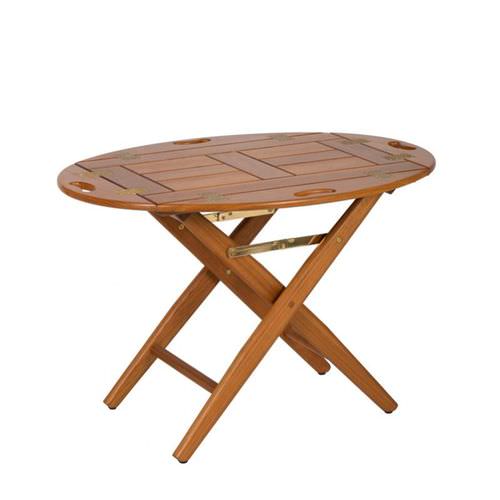Table d'appoint pour bateau - butler - ARC Marine - pliante / en teck