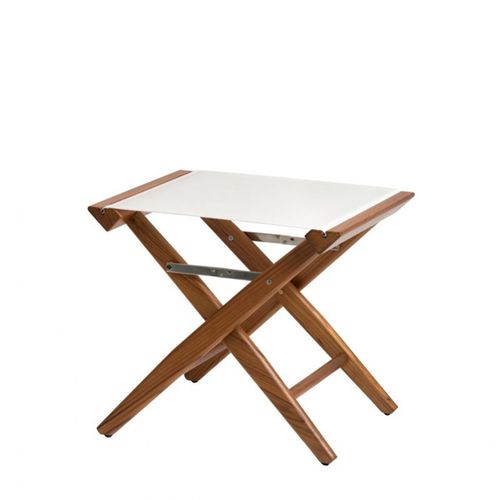 Tabouret pour bateau - canvas - ARC Marine - en teck