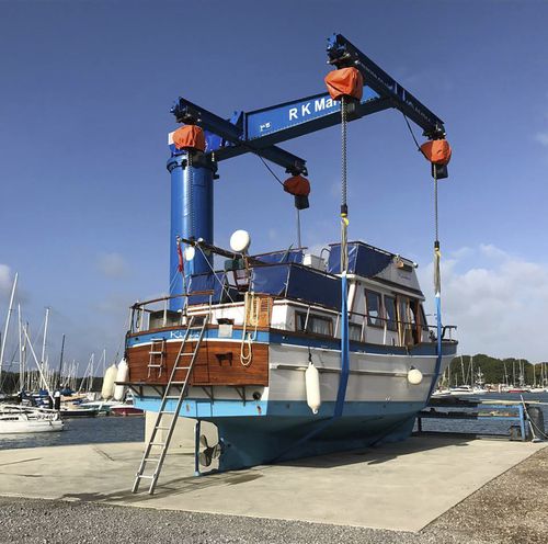 Grue portuaire - JIB 15 - 4 HOISTS - ASCOM - pour chantier naval / pour marina / à flèche