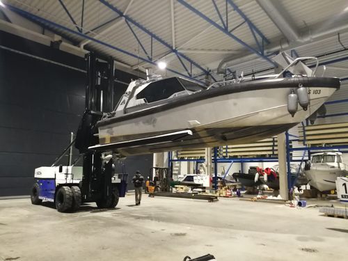 Chariot élévateur pour chantier naval - 2.2 - ASCOM - pour bateau