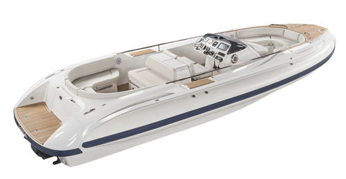 Bateau pneumatique hydrojet - JT 27 - Castoldi - diesel / semi-rigide / à console centrale