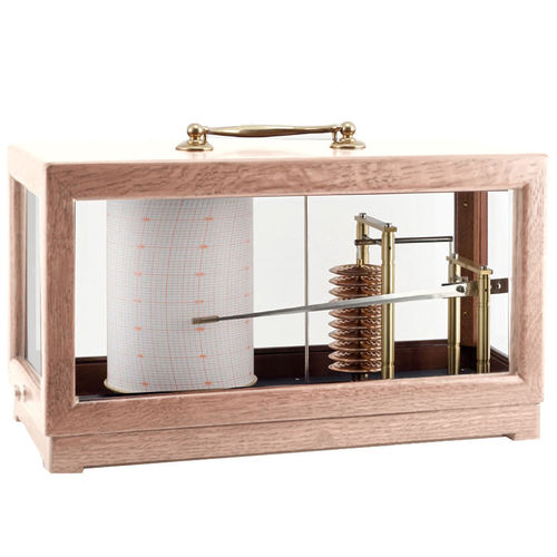 Barographe analogique - GIGANTIC NATURAL - NAUDET - en bois