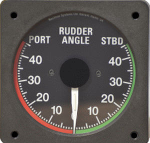 Indicateur pour bateau - NT920RAI - Navitron - d'angle de gouvernail / analogique