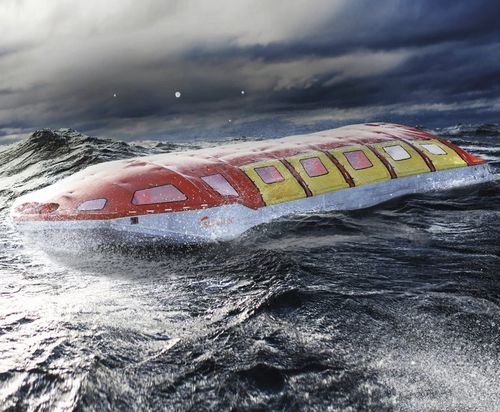 Canot de sauvetage partiellement fermé - SEAHAVEN - Survitec - pour navire / SOLAS