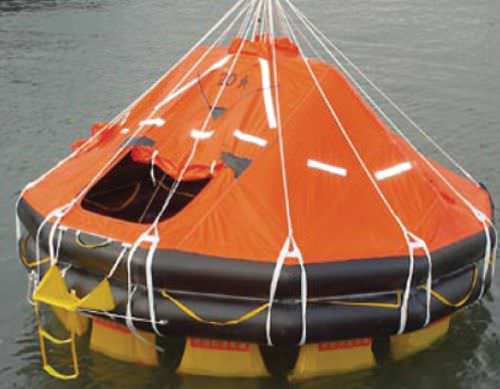Radeau de survie pour navire - LR07 (12 - 25 PERSON) - Deutsche Schlauchboot - 6 places / 8 places / 10 places
