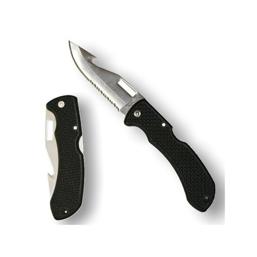 Couteau de plongée - ARK-001 - Zacki Surf und Sport Wetiz - à lame double tranchant / pliant