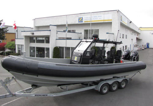 Bateau professionnel hors-bord - ZH 940 CDO - Zodiac Milpro International - en aluminium / bateau pneumatique semi-rigide