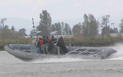 Bateau professionnel hors-bord - ZH 1100 CDO - Zodiac Milpro International - en aluminium / bateau pneumatique semi-rigide