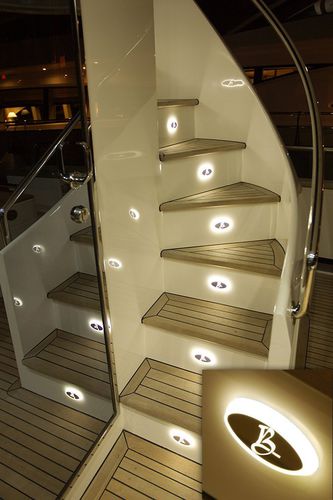 Lampe d'extérieur - STAIRLITE - YACHTLITE - de courtoisie / pour bateau / pour yacht
