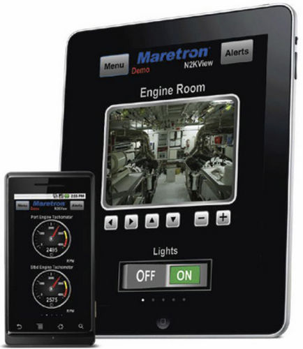 Logiciel pour système de contrôle et d'alarme - N2KView® Mobile - Maretron - pour bateau / pour smartphone
