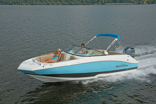 Deck-boat hors-bord - 223 DC - Nautic Star Boats - à double console / bow-rider / open