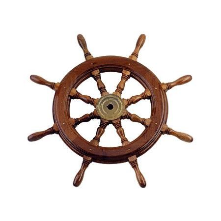 Volant en inox pour bateau à moteur - Tip 2 - SCAM-Marine d.o.o. - en acajou / traditionnel