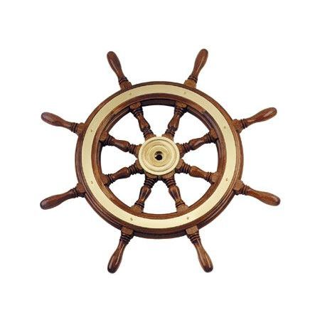 Volant en inox pour bateau à moteur - Tip 1 - SCAM-Marine d.o.o. - en acajou / traditionnel