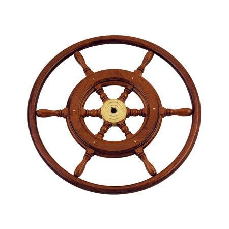 Volant en inox pour bateau à moteur - Tip 1a - SCAM-Marine d.o.o. - en acajou / traditionnel