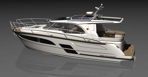 Vedette in-bord - 330 SCANDINAVIA - Marex - bimoteur / coque planante / hard-top