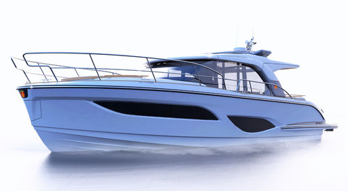Vedette in-bord - 440 Scandinavia - Marex - bimoteur / coque planante / hard-top
