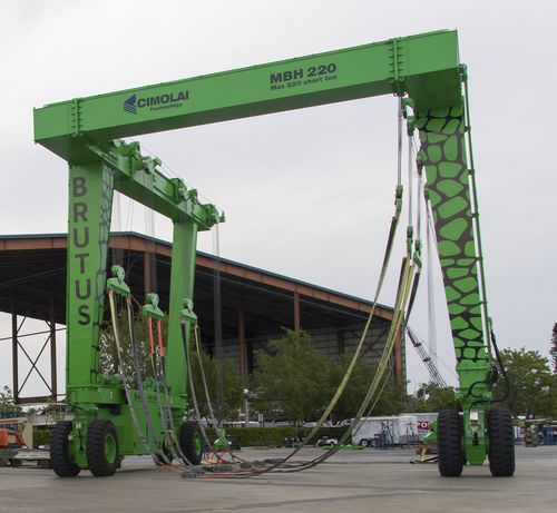 Travel lift contrôlé à distance - MBH 220 - CIMOLAI TECHNOLOGY SPA - quatre roues motrices