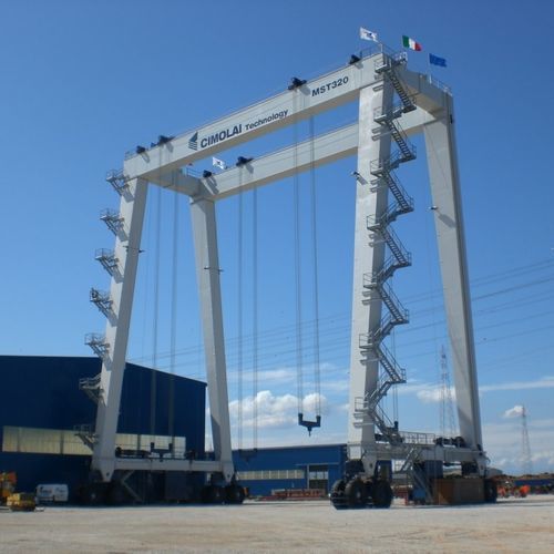 Grue pour chantier naval - MST 320 - CIMOLAI TECHNOLOGY SPA - à portique / mobile