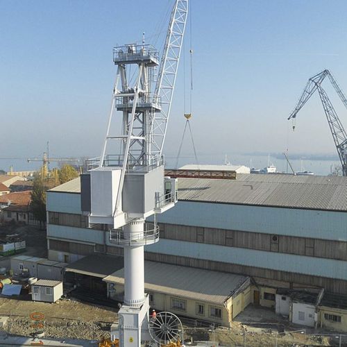 Grue portuaire - RBC 20 - CIMOLAI TECHNOLOGY SPA - sur rail / à fléchette