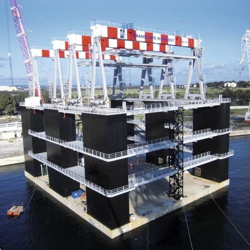 Grue pour navire de service offshore - RGC 90 - CIMOLAI TECHNOLOGY SPA - pour chantier naval / à portique / sur rail