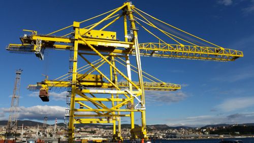 Grue pour chantier naval - RGC 100 - CIMOLAI TECHNOLOGY SPA - pour forte charge