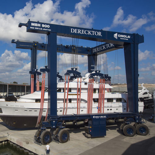 Travel lift contrôlé à distance - MBH 900 - CIMOLAI TECHNOLOGY SPA - toutes roues directrices