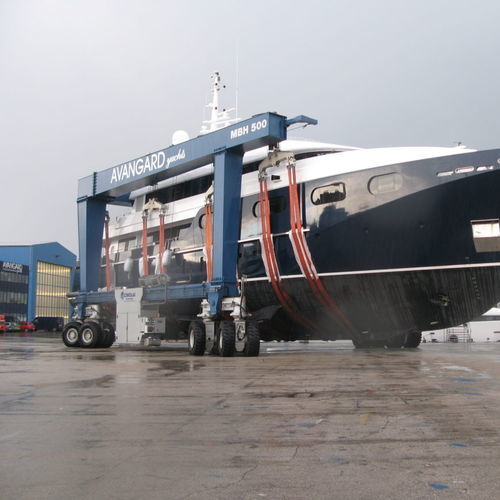 Travel lift contrôlé à distance - MBH 500 - CIMOLAI TECHNOLOGY SPA - toutes roues directrices