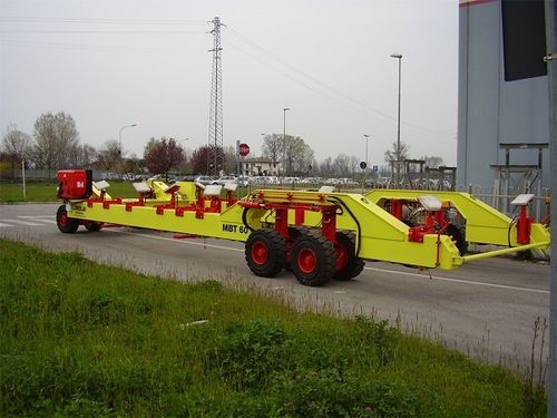 Remorque de manutention lourde - MBT 60 - CIMOLAI TECHNOLOGY SPA - pour chantier naval / automotrice