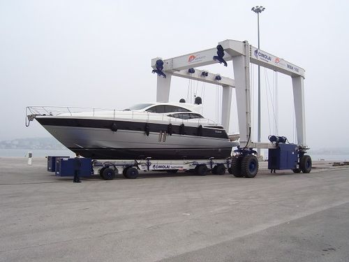 Remorque de manutention lourde - MBT 120 - CIMOLAI TECHNOLOGY SPA - pour chantier naval / automotrice