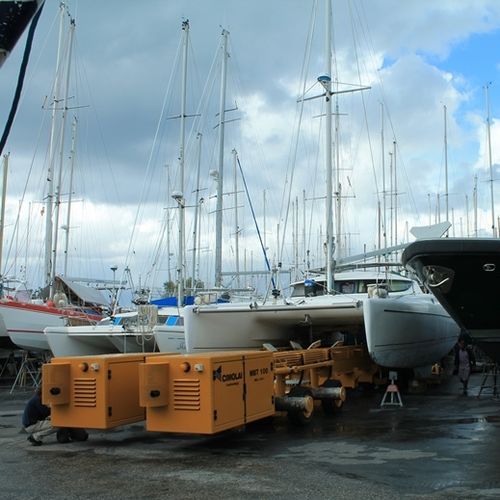 Remorque de manutention - MBT 100 - CIMOLAI TECHNOLOGY SPA - pour chantier naval / automotrice / contrôlée à distance