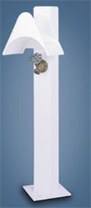 Borne de distribution d'eau - International Dock Products, Inc. - pour ponton / en aluminium / avec enrouleur de tuyau