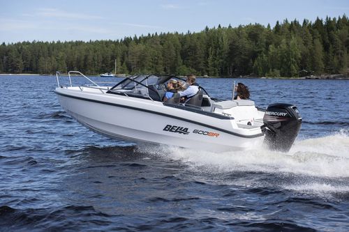 Runabout hors-bord - 600 BR - Bella Boats Oy - à double console / bow-rider / open