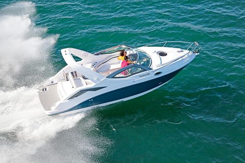 Cabin-cruiser in-bord - 265 - FIBRAFORT BOATS BRAZIL - à console latérale / open / en fibre de verre