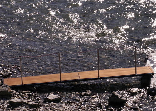 Passerelle pour bateau - POROS - SWISS CARBON Marine Systems - pour yacht / pour voilier / pivotante