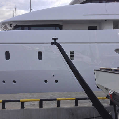 Porte-drapeau pour yacht - SL - SWISS CARBON Marine Systems - en carbone