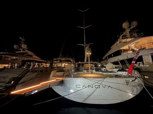 Passerelle pour yacht - GALILEO - SWISS CARBON Marine Systems - pour voilier / télescopique / pivotante