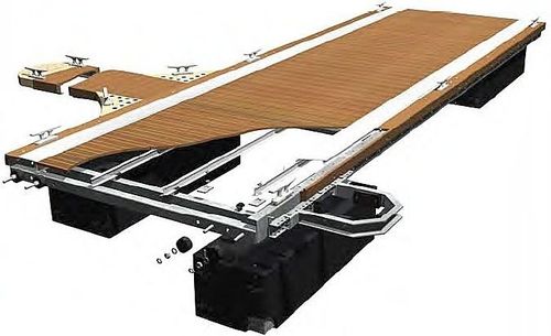 Ponton flottant - Solent Marine - modulable / d'amarrage / pour marina