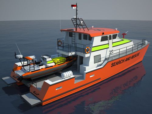 Bateau de sauvetage - X22 - North Sea Boats - catamaran / in-bord hydrojet / diesel