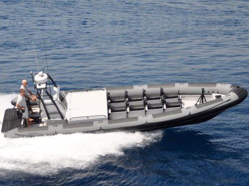 Bateau de surveillance - X10  - North Sea Boats - in-bord hydrojet / diesel / bateau pneumatique semi-rigide