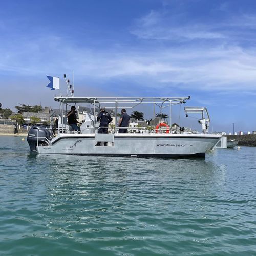 Bateau pour l'aquaculture - FOXSEA 800 - BORD A BORD - bateau de recherches et d'études / bateau de travail / bateau à passagers