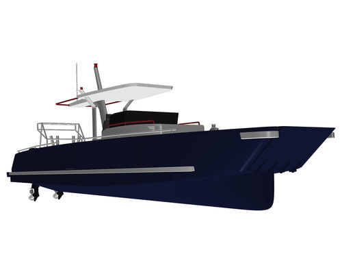Bateau à passagers - FOXSEA 1000 - BORD A BORD - hors-bord / essence / en aluminium