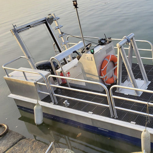 Barge de travail - BARGE 550  - BORD A BORD - in-bord / en aluminium