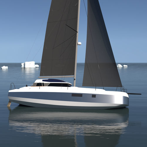 Voilier de croisière rapide - SEASCOW 33 - BORD A BORD - 2 cabines / 6 couchages / en aluminium